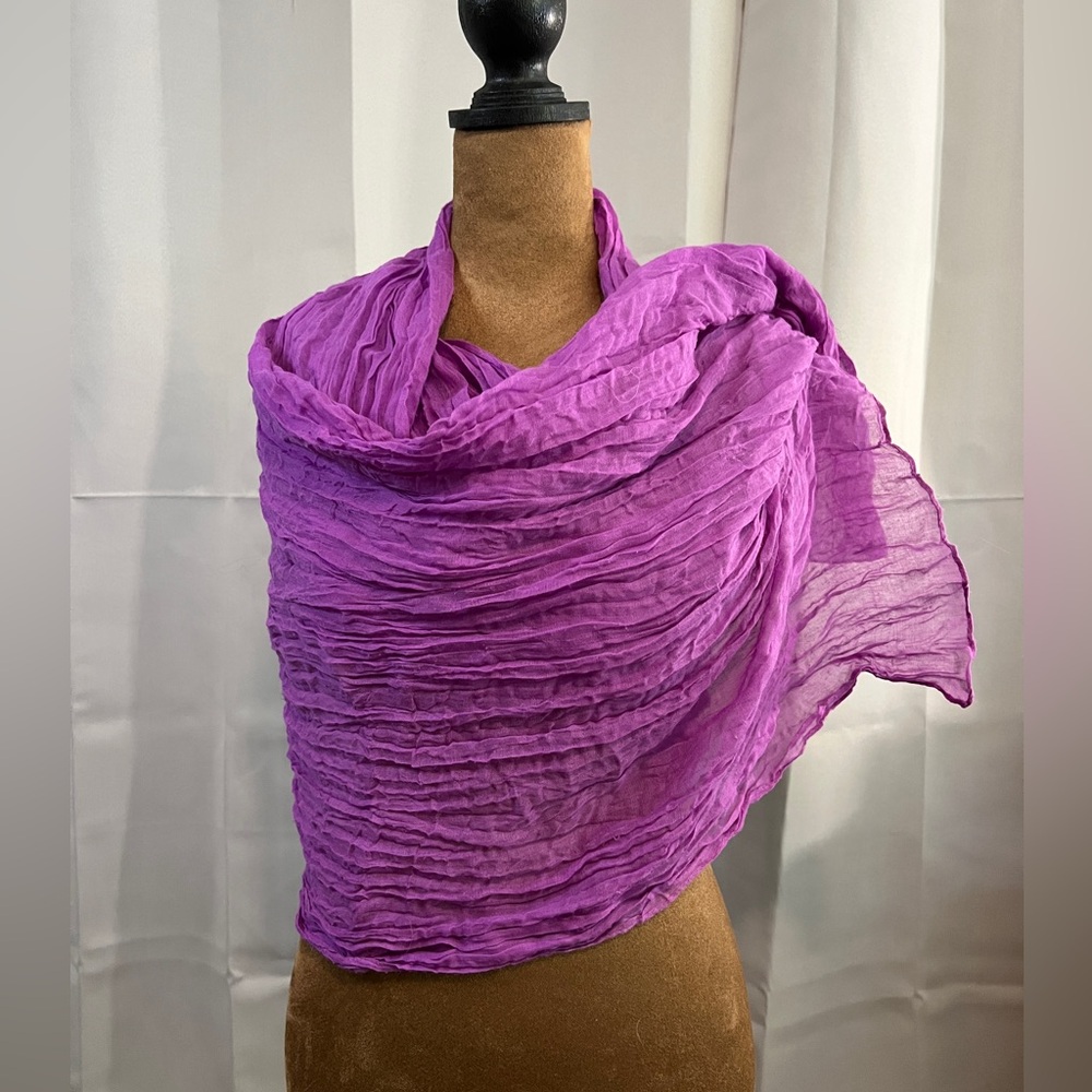 Vibrant Fuchsia Scarf for Women